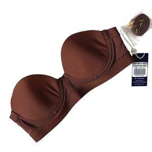 Pepper MVP Multiway Bra Cocoa Brown 30B New With Tags Detachable Straps
